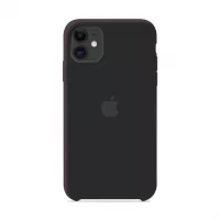 Силиконовый чехол Apple Silicone Case Black для iPhone 11